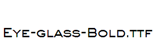 Eye-glass-Bold