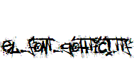 el-font-gohtic!