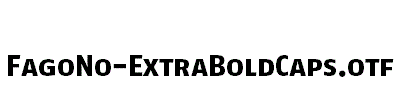 FagoNo-ExtraBoldCaps