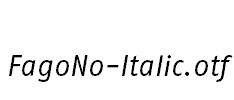 FagoNo-Italic