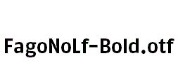 FagoNoLf-Bold
