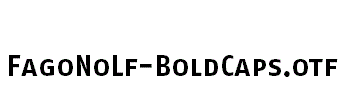 FagoNoLf-BoldCaps
