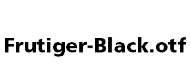 Frutiger-Black