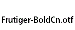 Frutiger-BoldCn