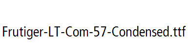 Frutiger-LT-Com-57-Condensed
