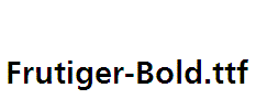 Frutiger-Bold