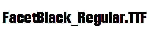 FacetBlack_Regular