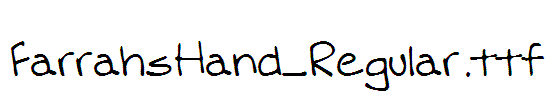FarrahsHand_Regular