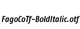 FagoCoTf-BoldItalic