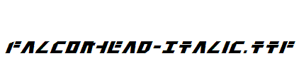 Falconhead-Italic