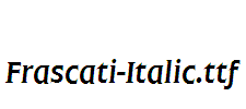 Frascati-Italic