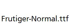 Frutiger-Normal