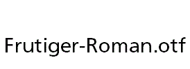 Frutiger-Roman