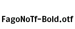 FagoNoTf-Bold