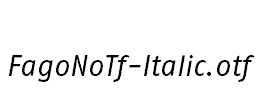 FagoNoTf-Italic