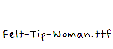 Felt-Tip-Woman