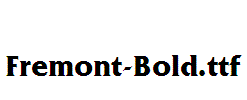 Fremont-Bold