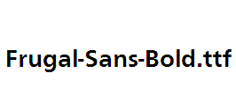 Frugal-Sans-Bold