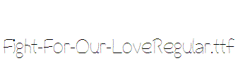 Fight-For-Our-LoveRegular