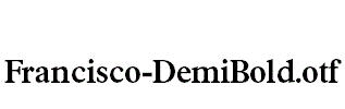 Francisco-DemiBold