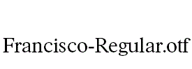 Francisco-Regular