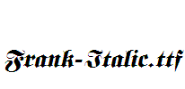 Frank-Italic