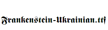 Frankenstein-Ukrainian