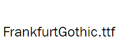 FrankfurtGothic