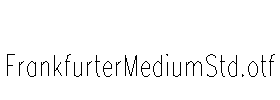 FrankfurterMediumStd