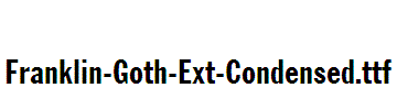 Franklin-Goth-Ext-Condensed