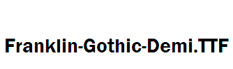 Franklin-Gothic-Demi