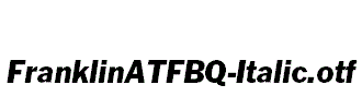 FranklinATFBQ-Italic