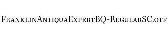 FranklinAntiquaExpertBQ-RegularSC