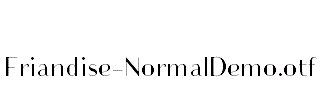 Friandise-NormalDemo
