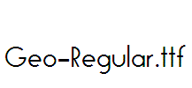 Geo-Regular