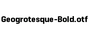 Geogrotesque-Bold