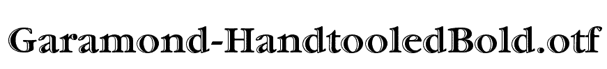 Garamond-HandtooledBold