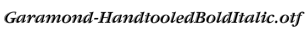 Garamond-HandtooledBoldItalic