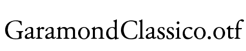 GaramondClassico