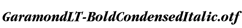 GaramondLT-BoldCondensedItalic