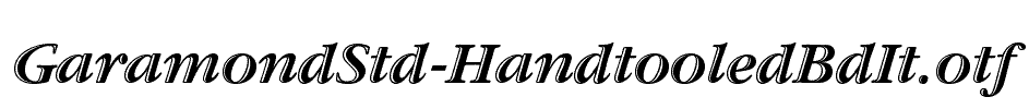 GaramondStd-HandtooledBdIt