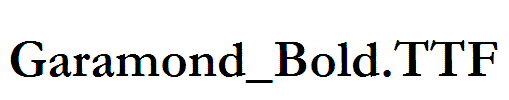 Garamond_Bold