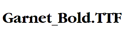 Garnet_Bold