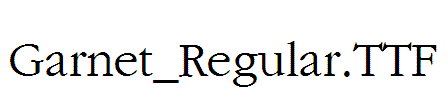 Garnet_Regular