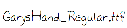GarysHand_Regular