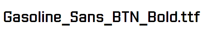 Gasoline_Sans_BTN_Bold