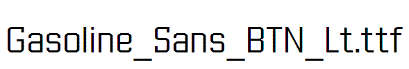 Gasoline_Sans_BTN_Lt