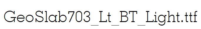 GeoSlab703_Lt_BT_Light
