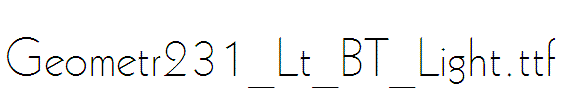 Geometr231_Lt_BT_Light