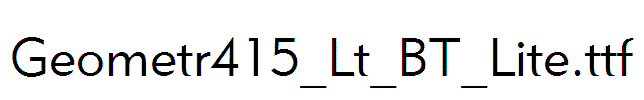 Geometr415_Lt_BT_Lite